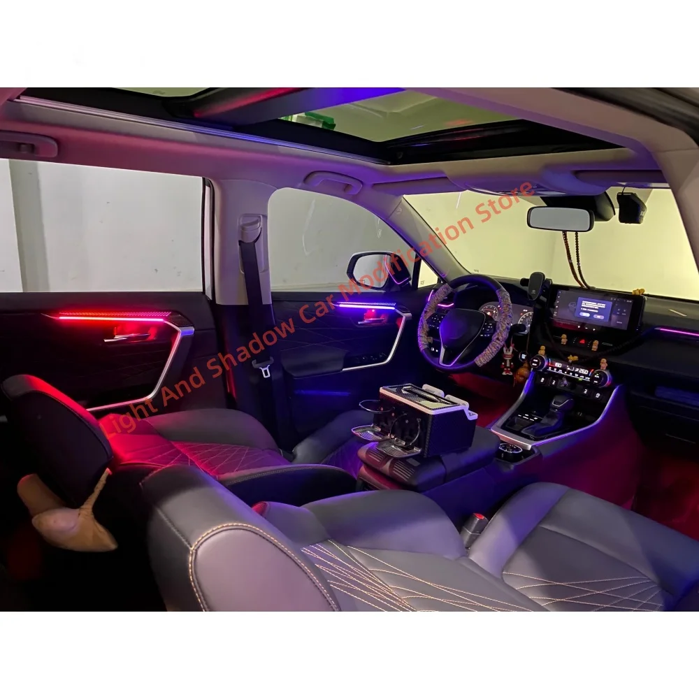 Светодиодный атмосферный светильник для Toyota RAV4/ Wildlander 2020-2023 обновленная