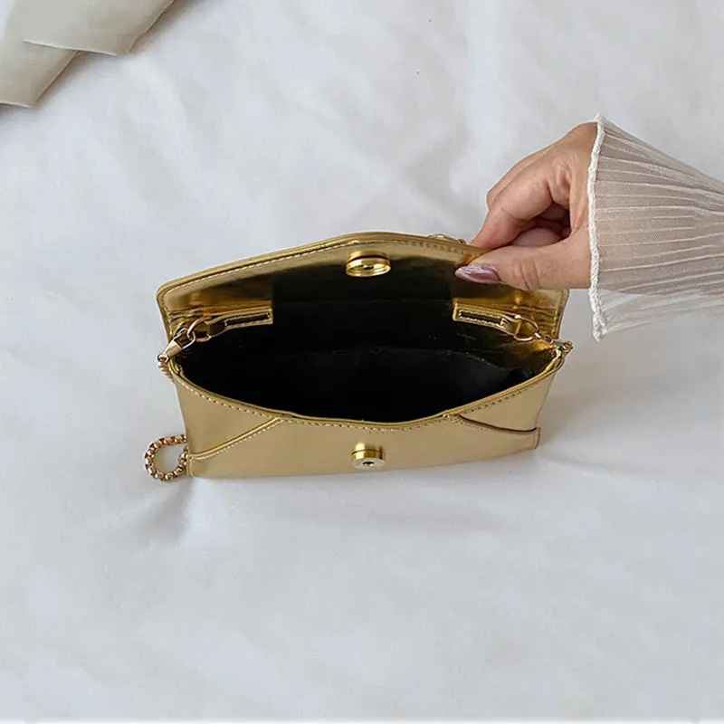 Pearlescent small bag fashion candy color girl chain single shoulder messenger bag New Style Phone Purse for Women