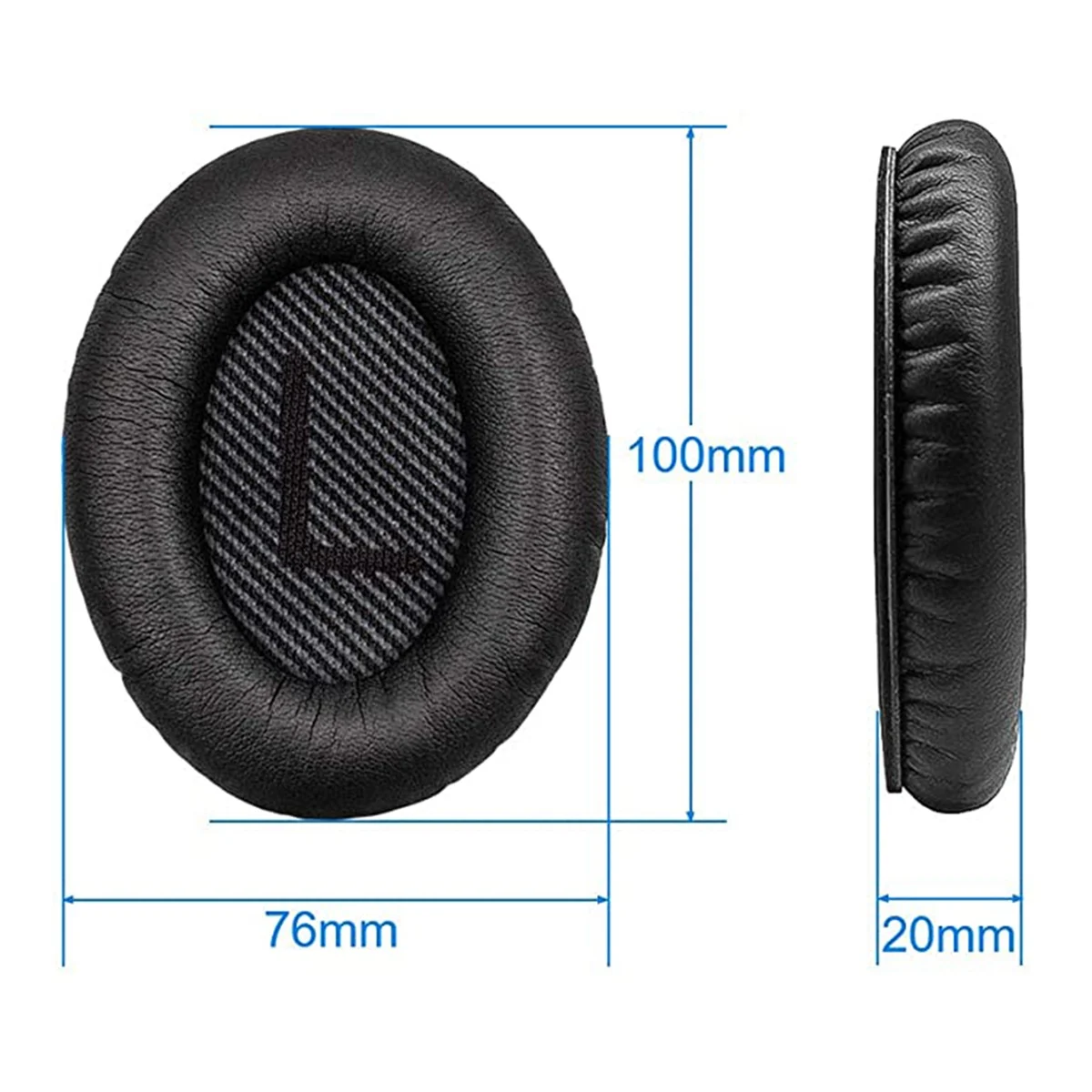 Replacement Earpads for Quiet Comfort 35 (QC35) and QuietComfort 35 II (QC35 II) Headphones(Blue) images - 6
