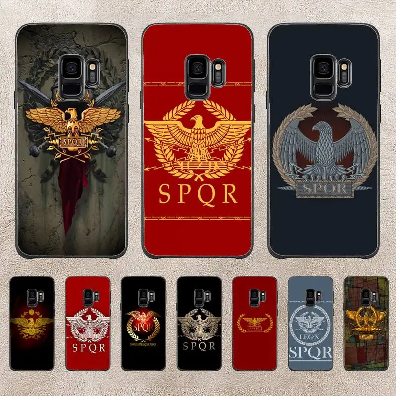 

SPQR Roman Imperial Legion Phone Case For Samsung Galaxy A51 A50 A71 A21s A71 A41 A70 A30 A22 A02s A53 A72 A73 5G Cover