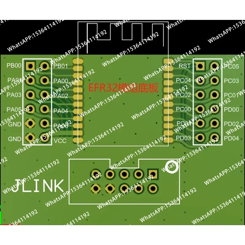 Фото Модуль EFR32MG21 Xinke ZYZBP008 Zigbee 3.0, координатор последовательного порта, шлюз SM011 №4