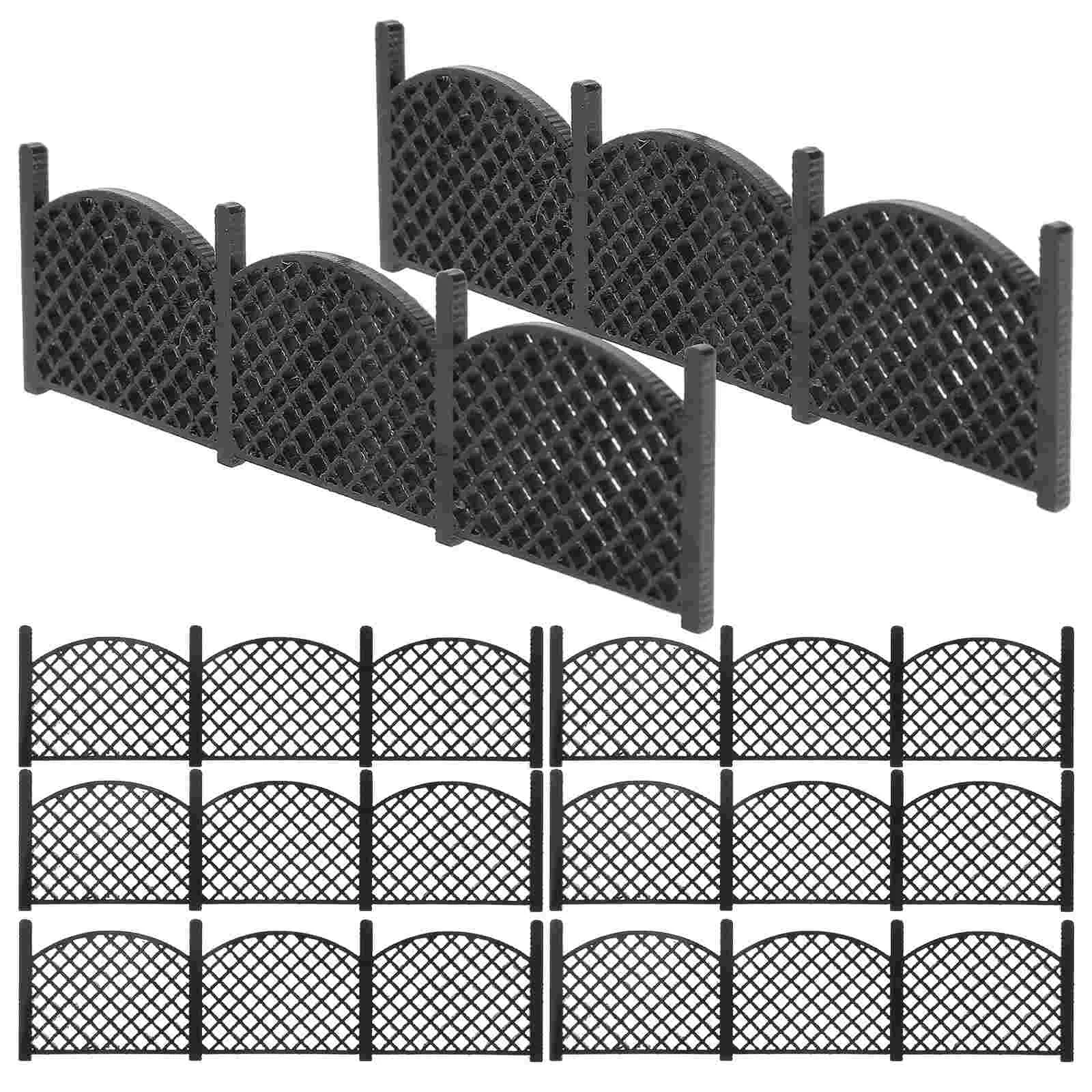 

Fence Miniature Mini Picket Garden Decorative Decor Miniatures Materials Basing Fences Prop Landscape Scale 12 Ornament Micro