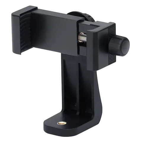 360 Grad Mobiltelefone Clip kompatibel mit allen 1/4 -Schrauben Mobiltelefonhalter Stativmontagentischstativadapter für Samsung iPhone
