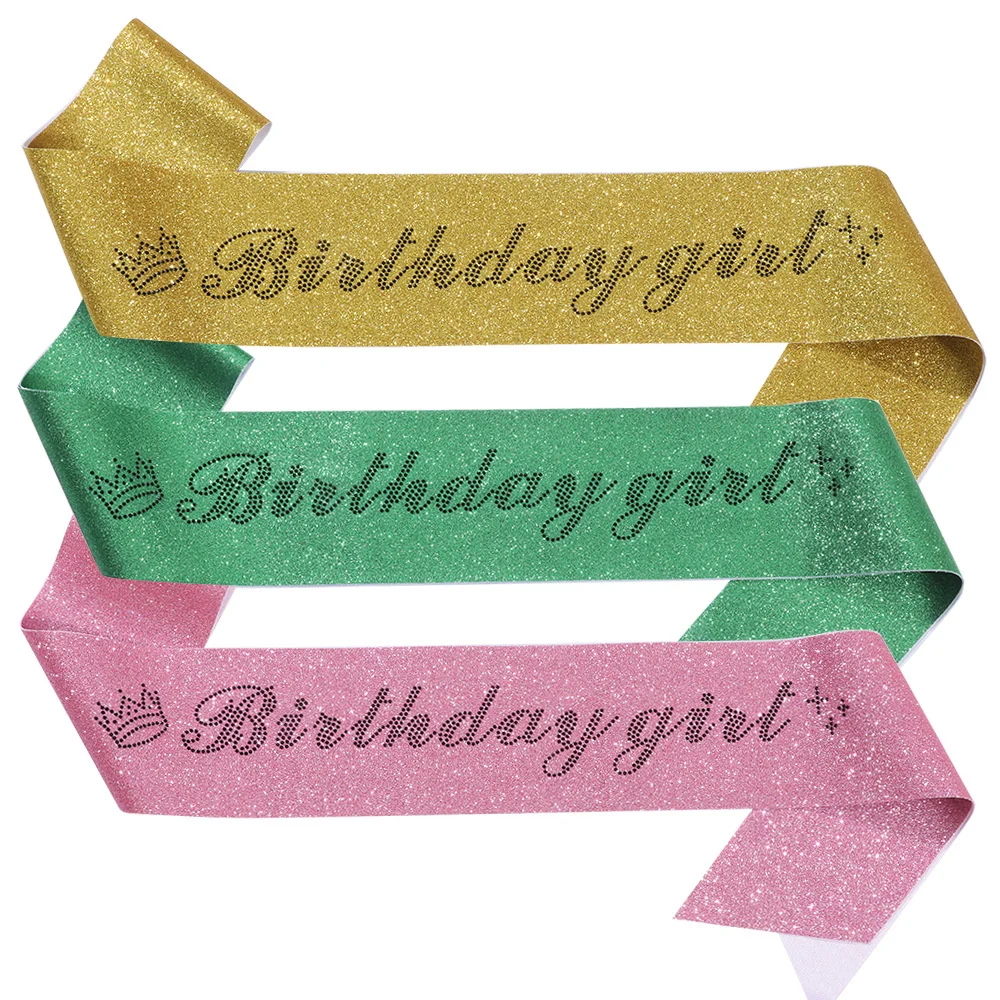 160x9 5 см лента для дня рождения девочек модная популярная Роскошная золотая