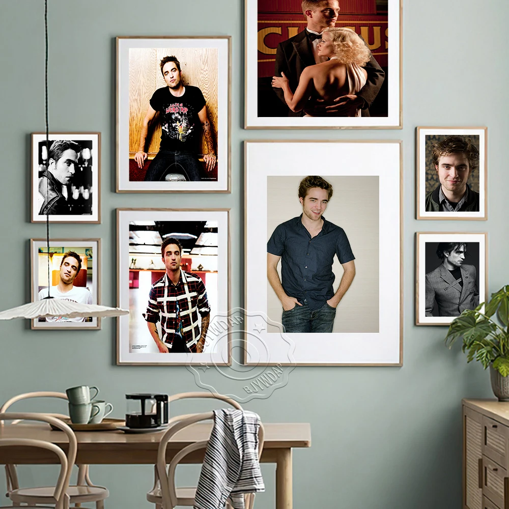 

Robert Pattinson Actor Print Poster Movie TV Modern Wall Art Pictures Canvas Painting Fans Room Home Decor