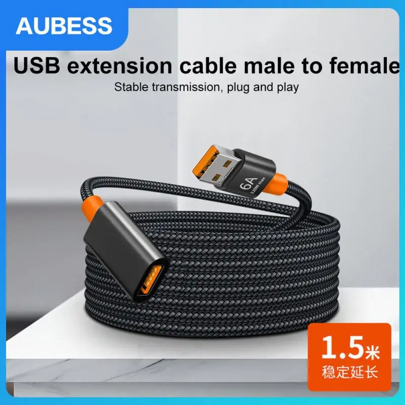 

Cable Accessories Transmission Data Cable Fast Charging Cord Usb 3.0 Usb Extension Cable Male-to-female High-speed 1.5m New Hot
