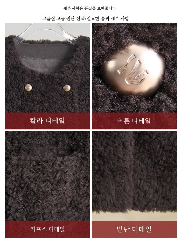 Пальто из натуральной овечьей шерсти женская верхняя одежда на меху зима 2024