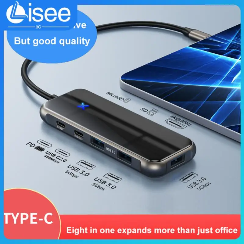 

Laptop Accessories Usb-c Docking Station Hub Usb 3.1 Otg Usb C Hub Type-c Adapter Pd100w Fast Charge Memory Card Reader Usb Hub
