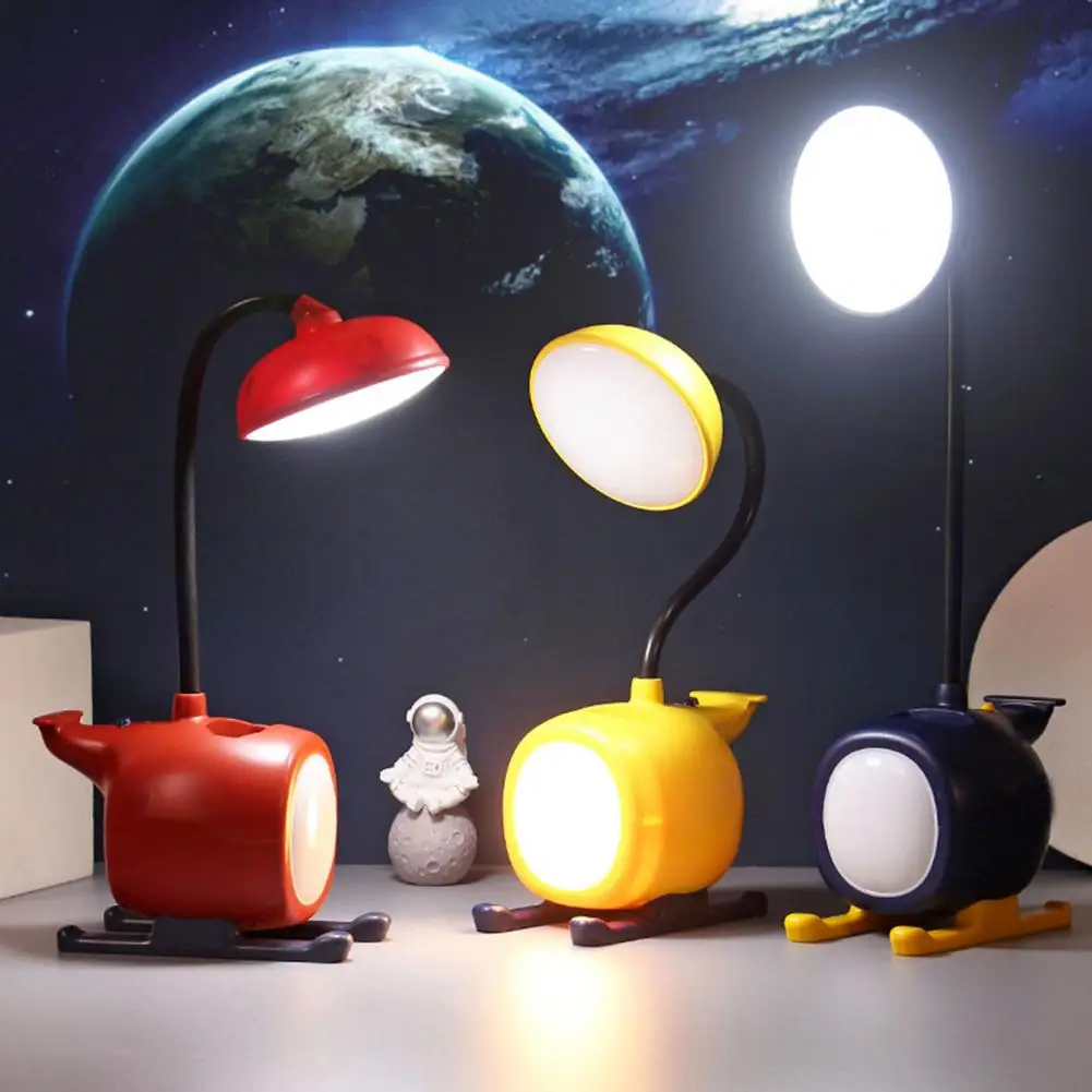 

Desk Lamp Creative Shape Flicker Free Soft Lighting Flexible Hose Design Energy-Saving Decorative Eye Protection Blue-light Free
