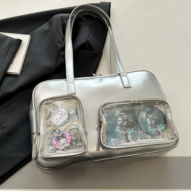 Японская Униформа JK Ita сумки через плечо для девочек универсальная Сумка большой