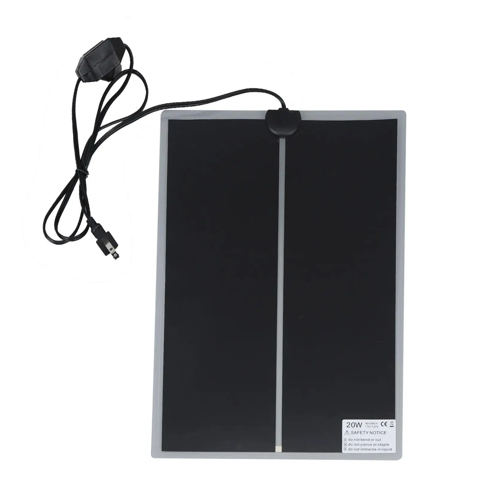 Грелка для рептилий с американской вилкой террариума 110-120 В водонепроницаемая