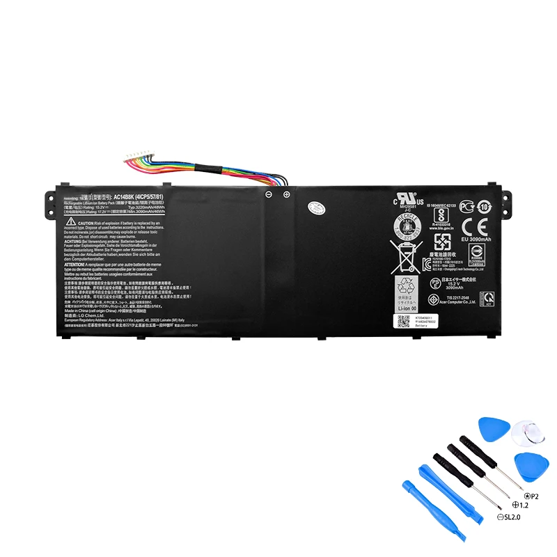 

For Acer AC14B8K N17C1 TMP236 TMP238 MS2392 E3-721 Notebook Battery Original