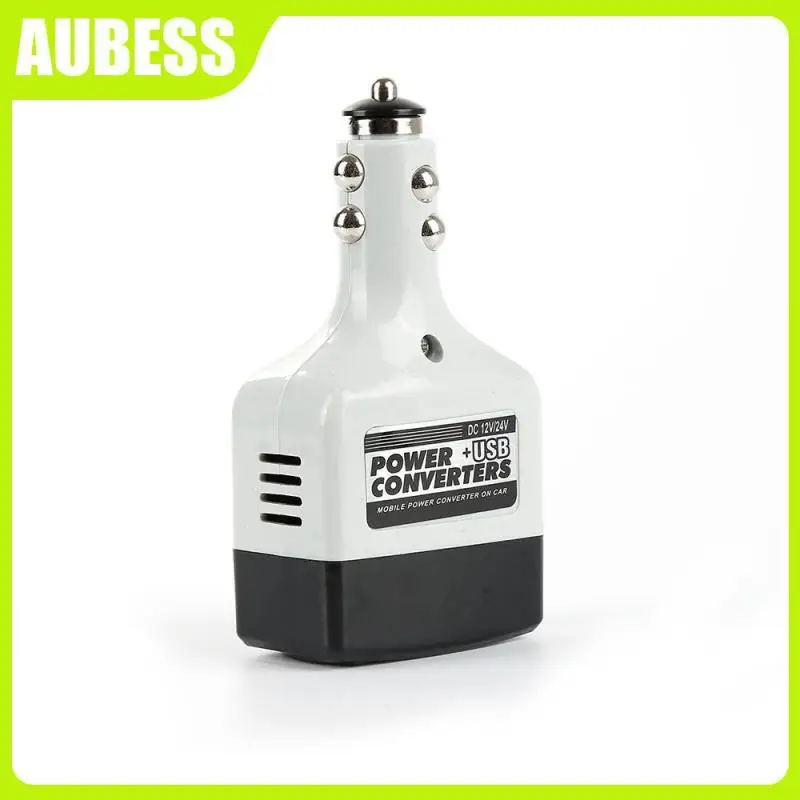 

12/24v Dc To 220v Ac Car Power Converter Inverter Durable Cigarette Lighter Portable Universal Usb Power Converter Car Charger