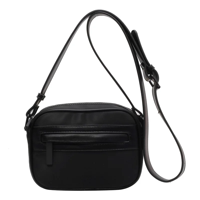 New Fashion Oxford Unisex Single Shoulder Messenger Bag Simple Mini Square Satchel Portable Wide Shoulder Strap Commute Storage