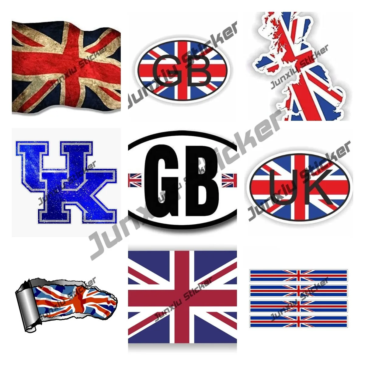 

Флаг Великобритании, Виниловая наклейка, наклейка, британский флаг GB, код страны, Премиум качество, Национальный флаг Великобритании, автом...