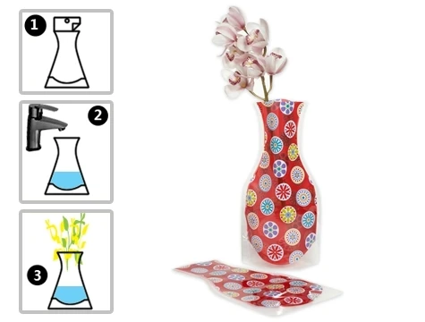 

Пластиковая Складная ваза