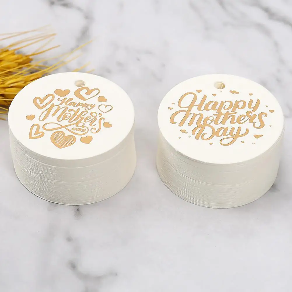 

Легкие 100 шт./компл. бирки ручной работы Good Love Mom, мини-подарочные бирки, Золотая фольга для дня рождения