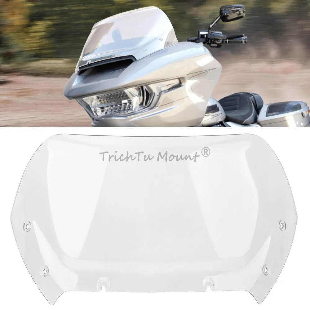 

Для Harley Road Glide FLTRX FLTRXSE 2023 2024, ветровой сплиттер для мотоцикла, обтекатель переднего лобового стекла, крышка ветрового стекла, дефлекторы ветра