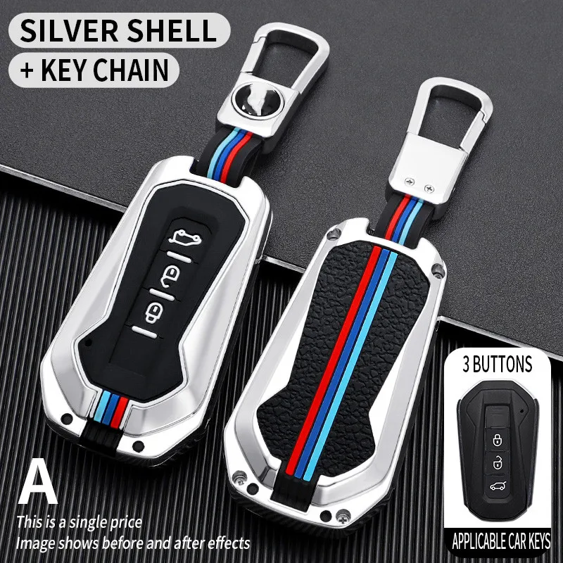 

Key Chains Key Holder Key Fob Cover for JMC BOARDING Pickup 2020 Remote Key Protector Car Accessories Keychian Fob Car-Styling