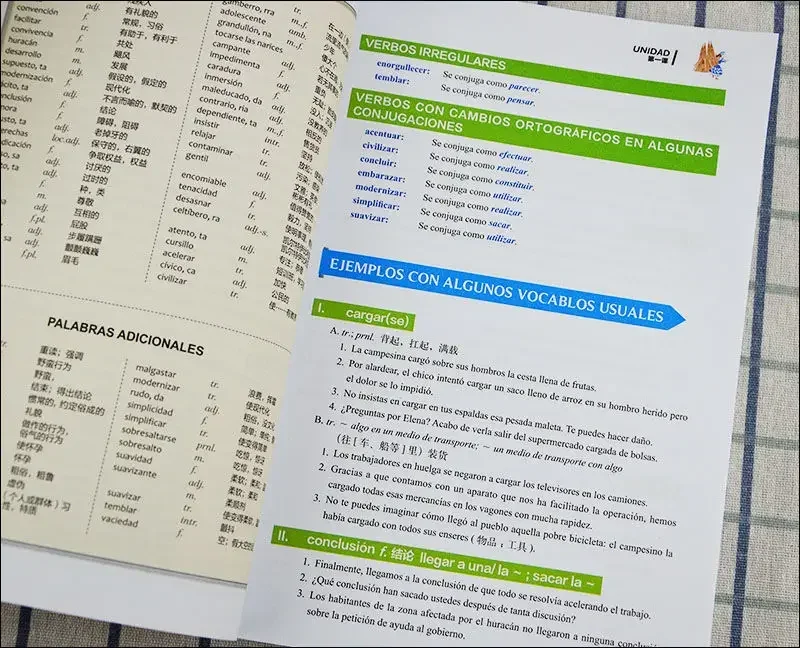 2 новых книги современная версия испанских книг: учебники для студентов +