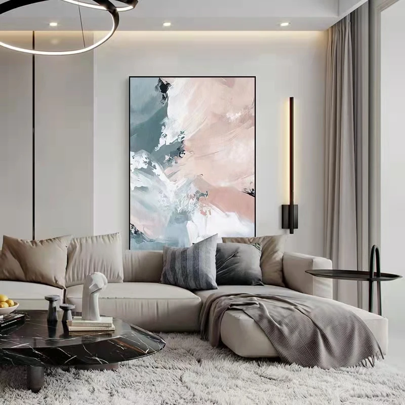 100% картина маслом на холсте ручной работы настенное искусство современная