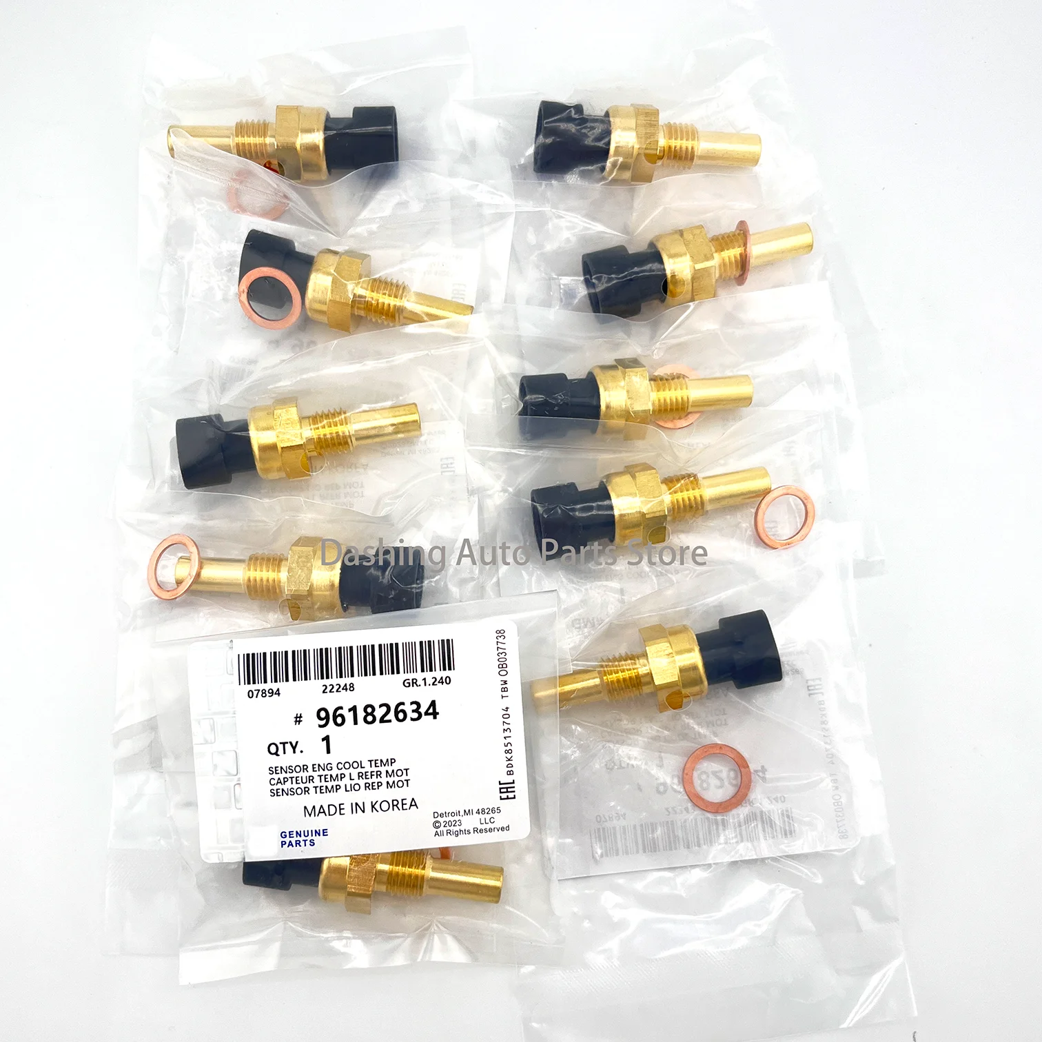 Датчик температуры охлаждающей жидкости двигателя 10 шт. для Daewoo Chevrolet Cadillac Buick