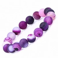 natural stone beads purple onyx bracelets for women chakra healing balance beads reiki prayer yoga wristband jewelry couple gift