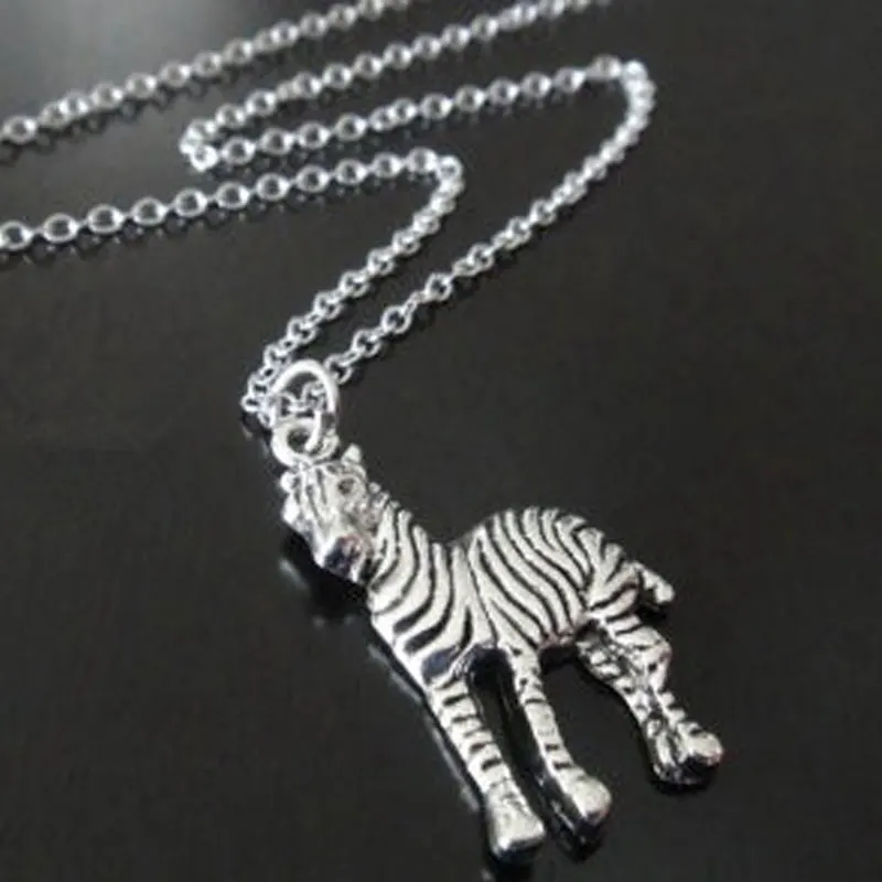 

Animal Zebra Zoo Safari Striped Jewelry Pendant Necklace or Jewelry Making DIY Jewelry Findings