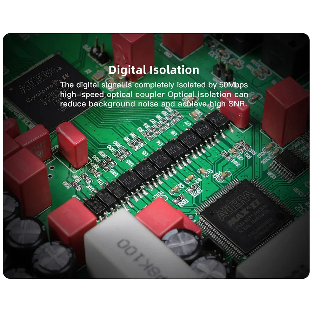 Цифровой Hi-Fi интерфейс Musician Pisces II I2S с точным фемто-часовым таймером TOCX ARM STM32F446, 24 бит, 768 кГц, DSD512, USB-интерфейс (art.: 3920daa36f4eb) - 3920daa36f4eb