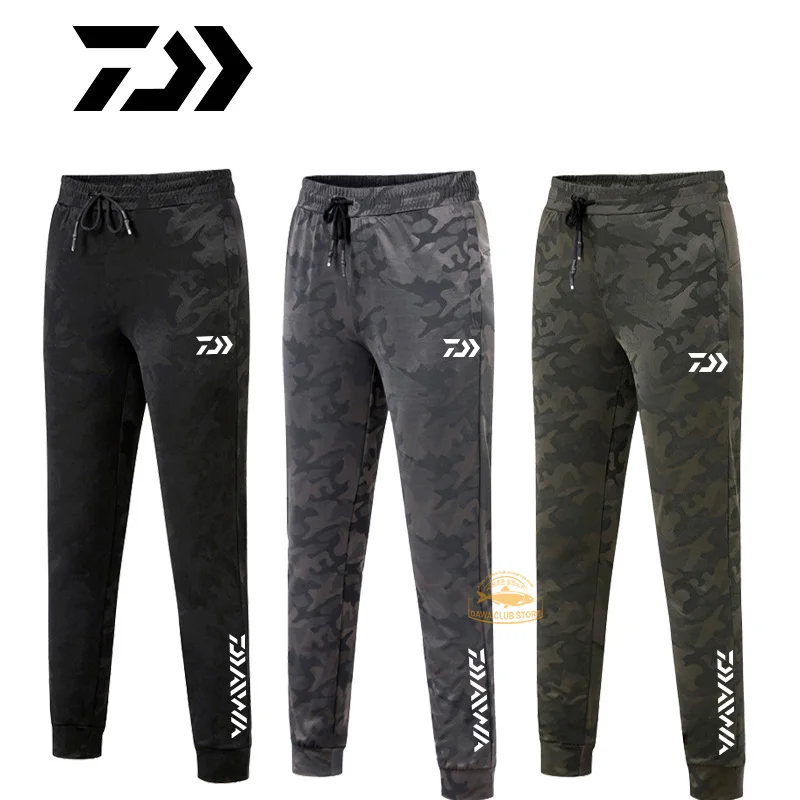 

Spring Autumn Fishing Breathable Trousers Outdoor Climbing Elastic Camouflage Quick-drying Pants Men's Sports Pants