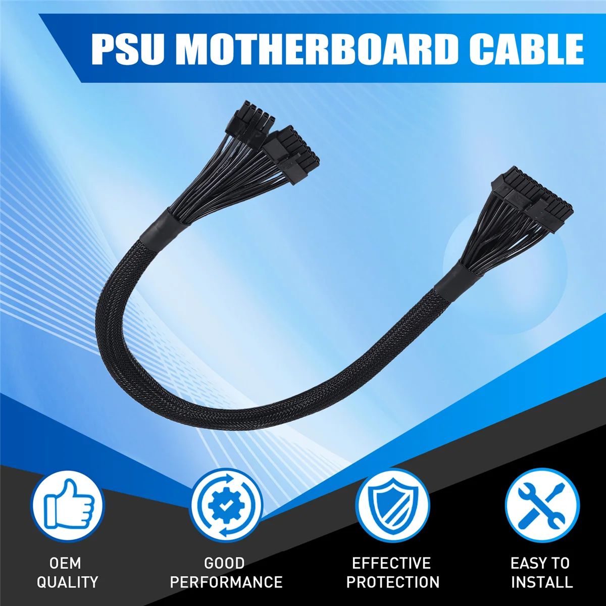 14 + 10-контактный на 24-контактный кабель питания ATX 20 4-контактный для ПК