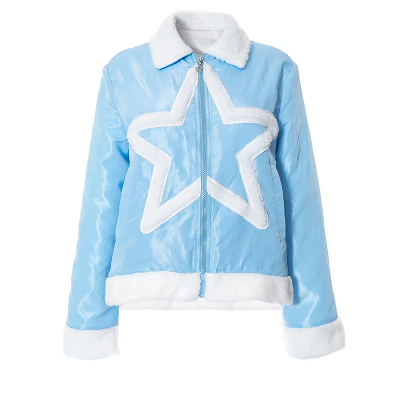 

Женская куртка с длинным рукавом, отложным воротником и карманами