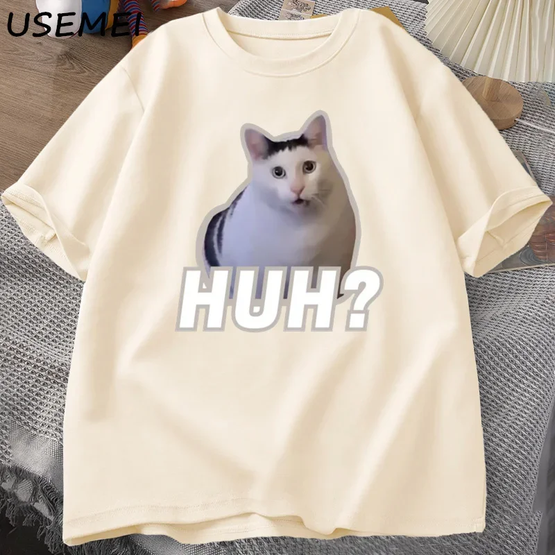 Футболка с рисунком хах кошки мема смешные милые футболки модная футболка