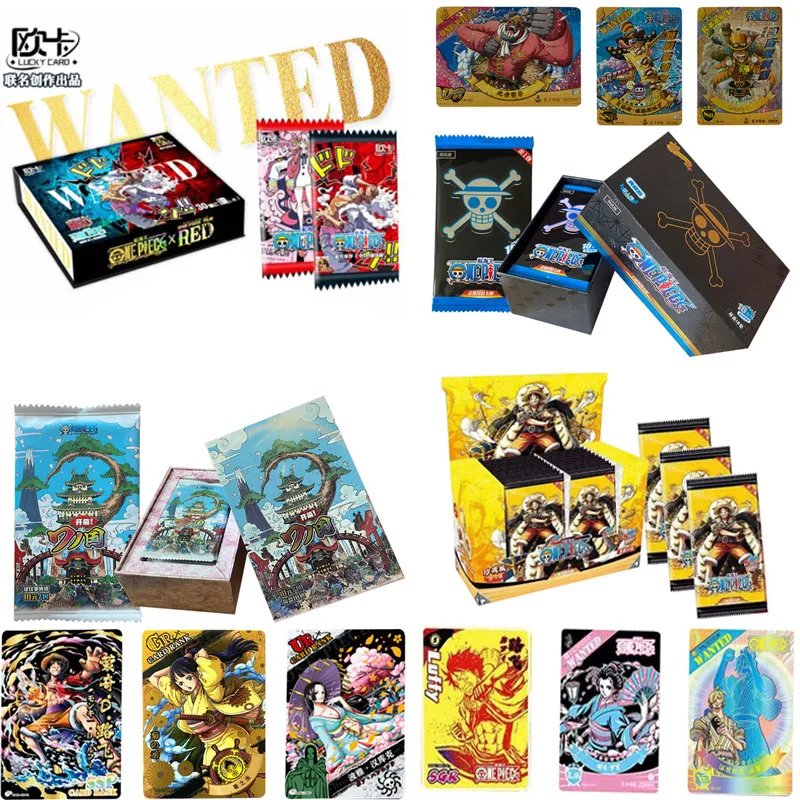 

ONE PIECE Luffy Roronoa Sanji Nami Paper Card Letters One Games Children Anime Character Collection Kids Gift Playing Card Toy