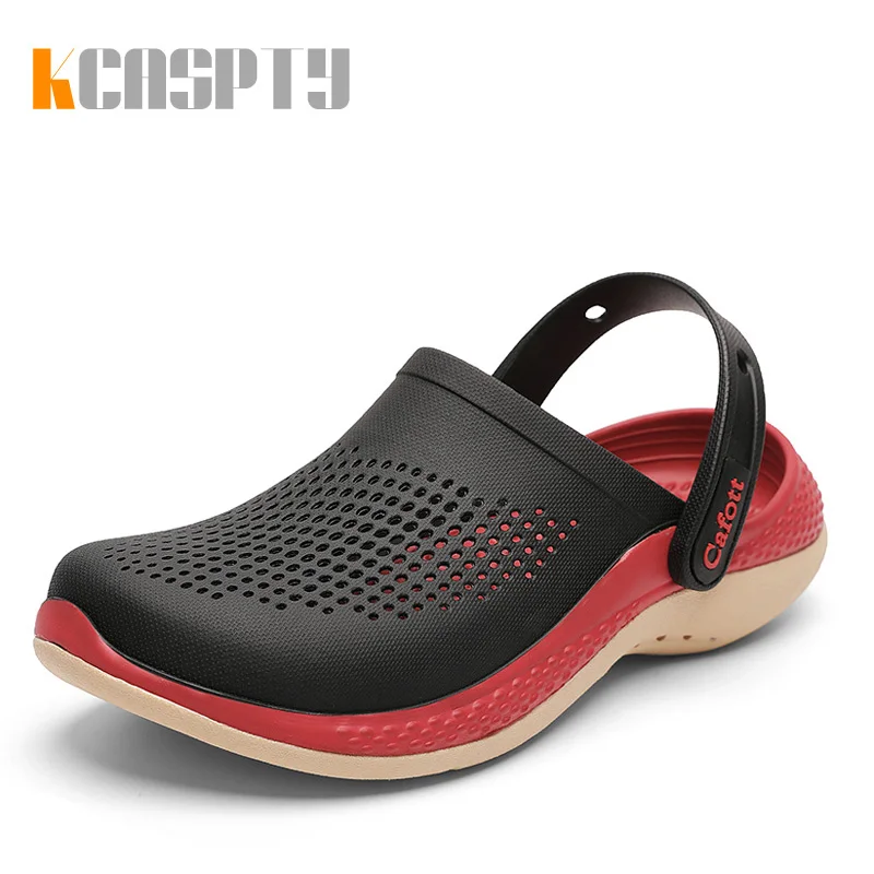 

KCASPTY Slippers Cutout Clogs Shoes Fashion Men Women Garden Sandals Convenience Bathroom Slippers Women Non-slip Beach Sandals