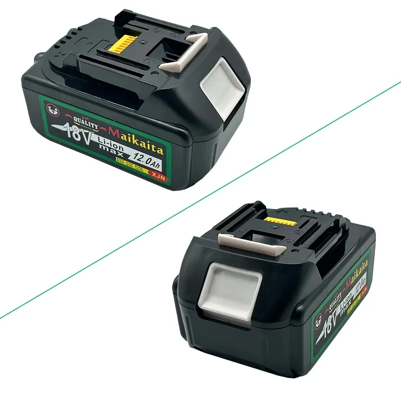

2pcs Original for Makita 18V 12000mAh Rechargeable Power Tools Battery with LED Li-ion Replacement LXT BL1860B BL1860 BL1850