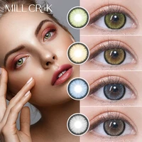 mill creek 2pcs contact lenses for eyes myopia prescription new fashion colored lenses eyes makeup beautiful pupil fast shipping