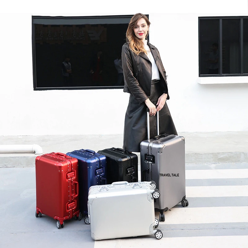 

Carrylove 20"24"26"29" Inch Luxury Brand Aluminium Suitcase Carry On Trolley Luggage Bag For Traveling