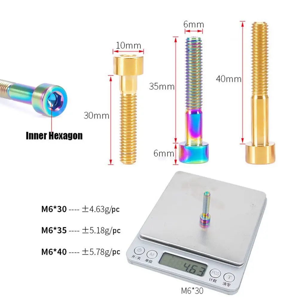 1 шт. высококачественный винт для горных и BMX велосипедов аксессуары титановые