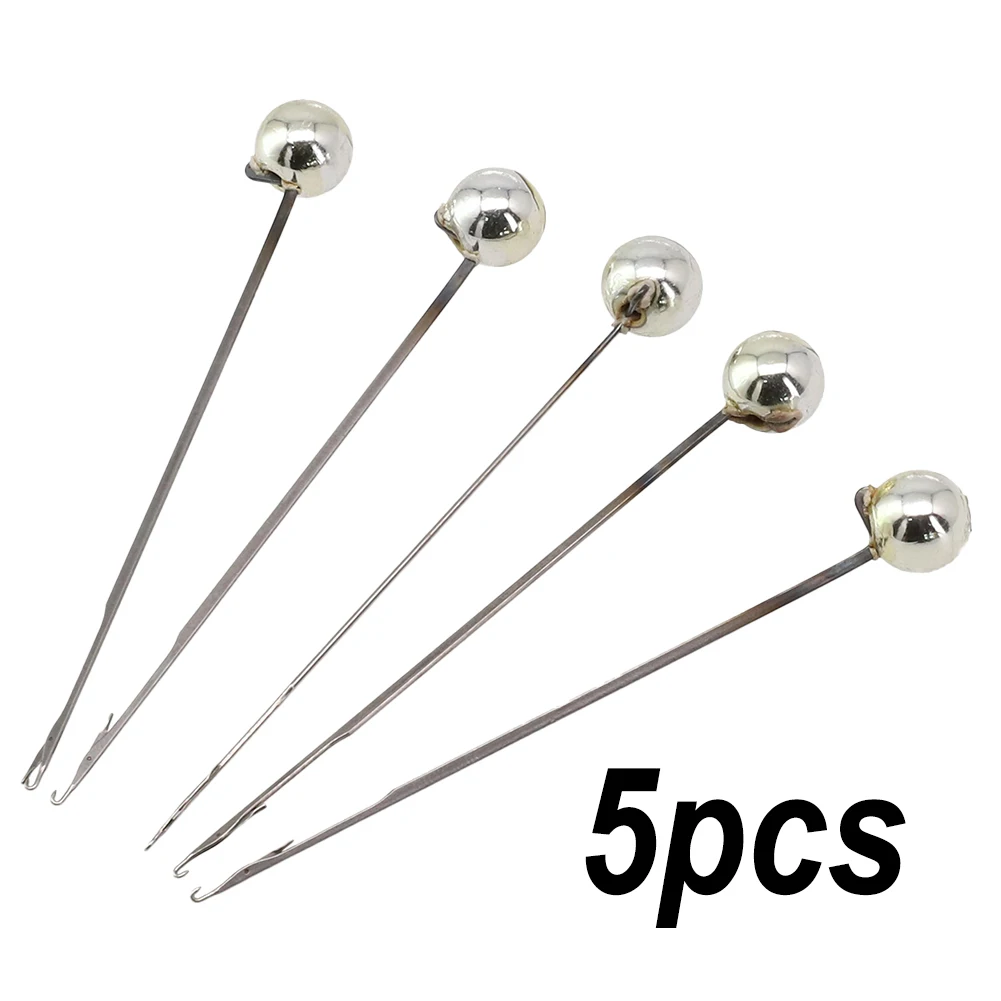 

5Pcs Metal Baiting Needles Carp Fishing Boilie Bait Drill Needles For Fishing Lure Baits Tools Kits Tackle Fishing Accessories