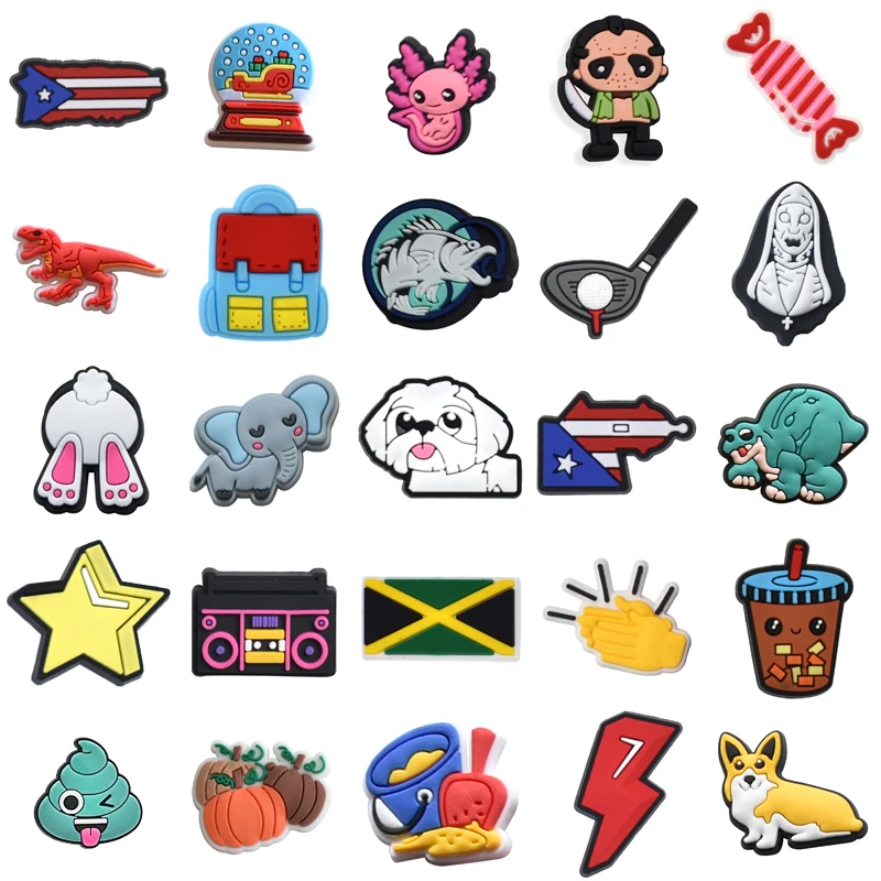 

Kids Packs Shoes Accessories Gifts Shoe Charms Boy Set Jeans Wholesale Bulk Women Charm Girl Para Pins Decorations for Crocs Men