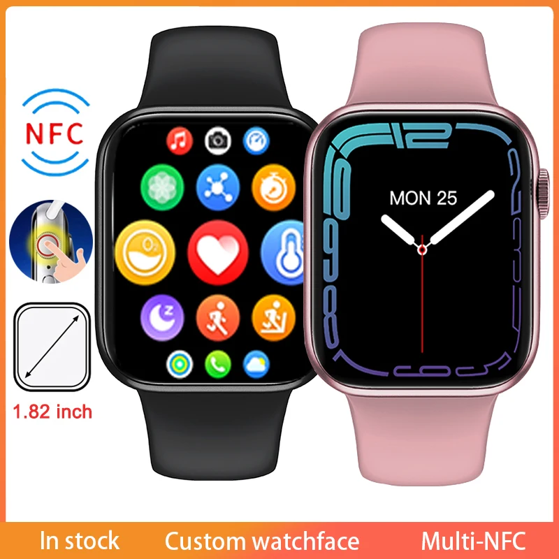

Xiaomi Mijia SmartWatch Smart Watch Series 7 NFC Siri Men Women Sport Fitness Monitor Blood Glucose Waterproof for Android IOS