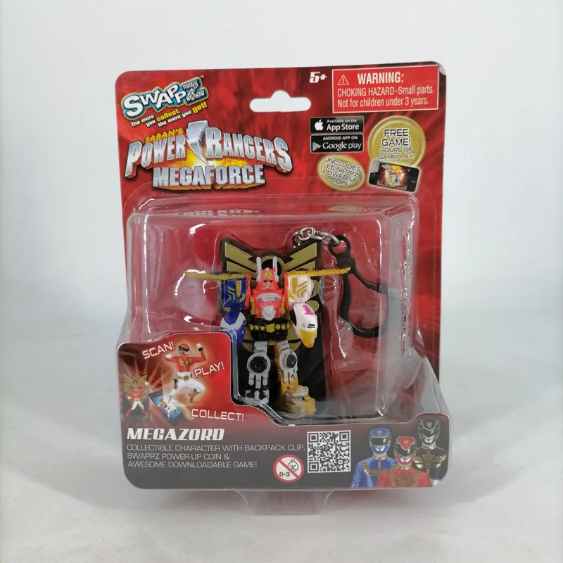 

Dinosaur Megazord Super Sentai Powerful Rangers MEGA FORCE Robo Knight Action Figure Keychain Backpack Clip Collectible