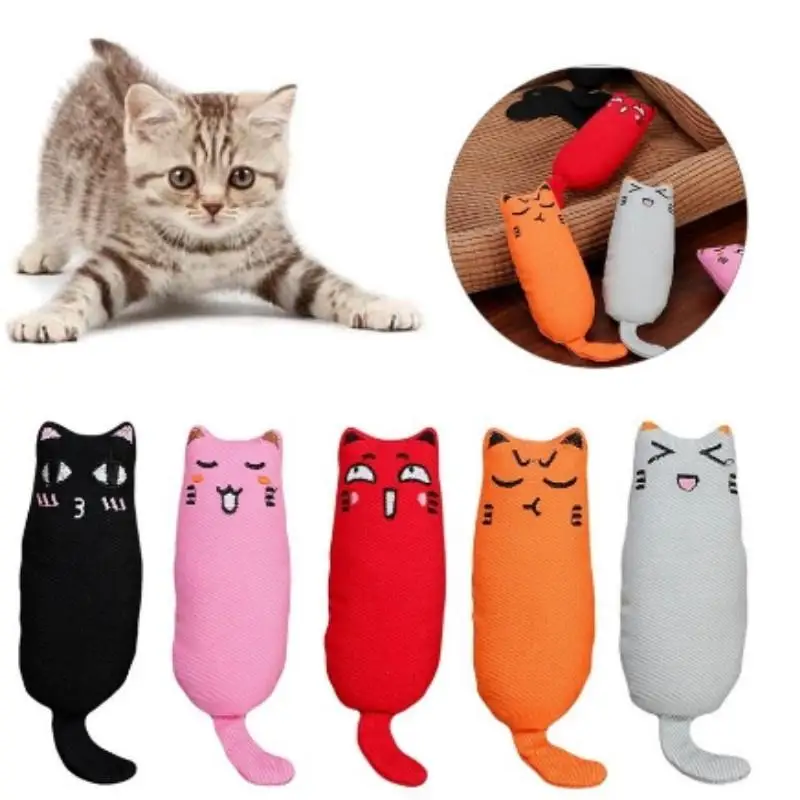 

Newest Cat Interactive Toy Catnip Pillow Filling Catnip Funny Cat Chew Toy