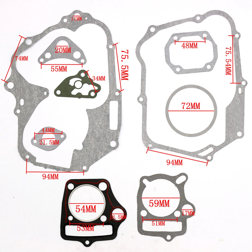 

ATV Repair Gasket​ Bike Dirt For 54mm 125cc Horizontal Engine Kart Duable Hot Sale