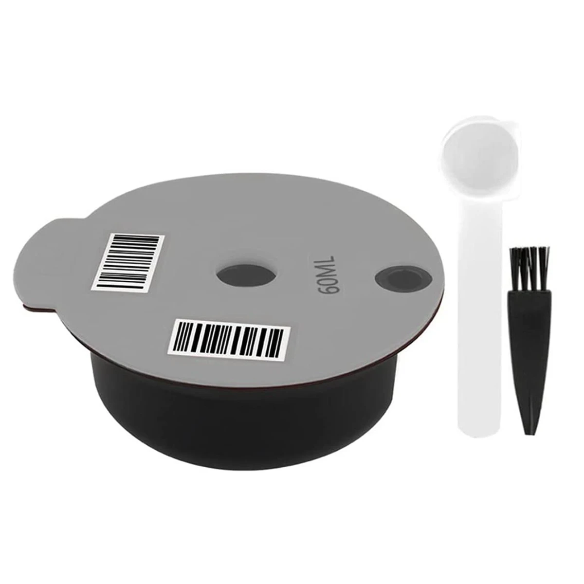 

Reusable Coffee Capsules,for Bosch-S Tassimo Machines,Coffee Pods with Readable Barcode,Make Your Favorite Coffee,60Ml