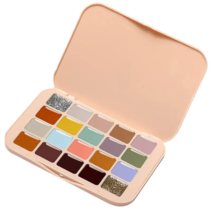 

Solid Nail Gel Polish Palette 20 Colors Solid Nail Gel Cream Set UV Soak Off Pigment Nail Polish Art For Home Salon DIY Manicure