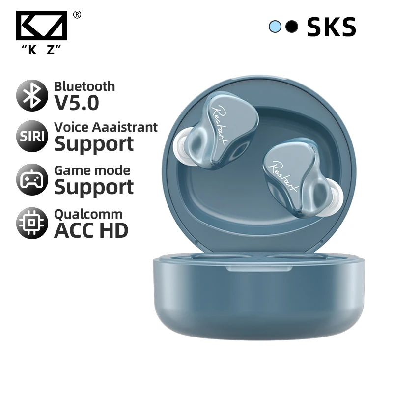 TWS-наушники KZ SKS с поддержкой Bluetooth, 5.2