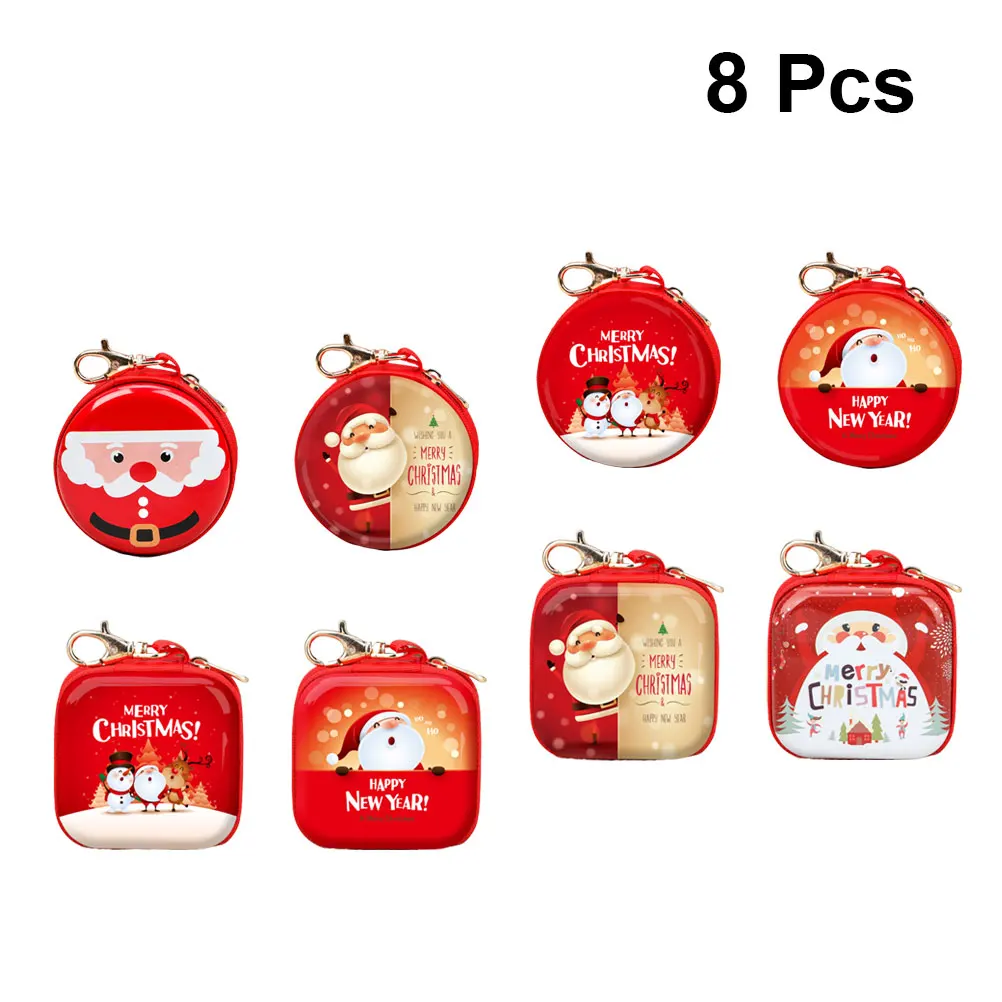 

8 шт., кошелек для мелочи на молнии