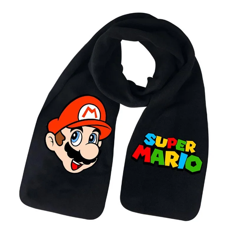 

Games Super Mario Bros Cartoon Kids Scarf Anime Figures Mario Luigi Yoshi Boys Girls Winter Children Warm Scarf Christmas Gifts